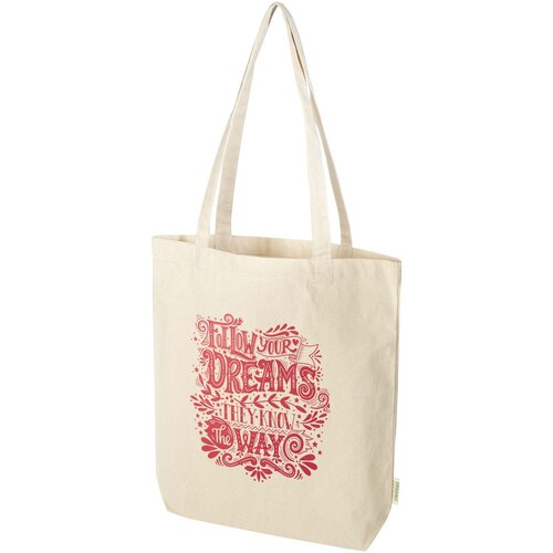 Odisha biologisch katoenen draagtas 10L 270 g/m² bedrukken met logo DeBle