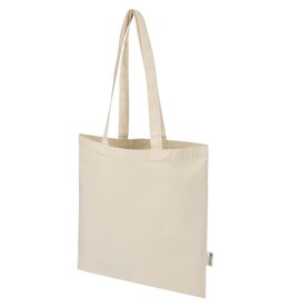 Peru Blend GRS gerecycleerde katoenen draagtas 7L bedrukken met logo DeBle