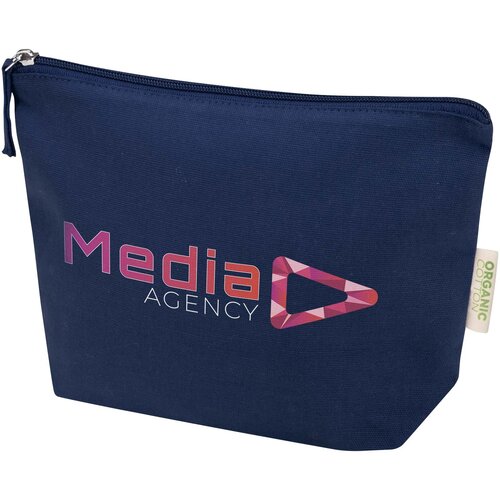 Odisha biologisch katoenen toilettas 1L bedrukken met logo DeBle