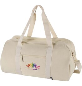 Recanvas GRS gerecycleerde duffelbag 40L bedrukken met logo DeBle