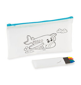 Etui met 4 krijtjes MO2787 bedrukken met logo DeBle