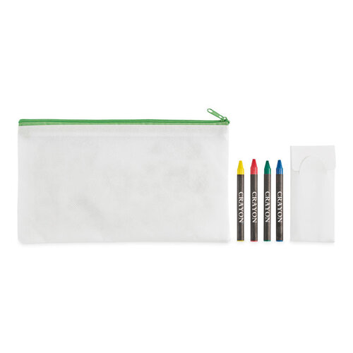 Etui met 4 krijtjes MO2787 bedrukken met logo DeBle