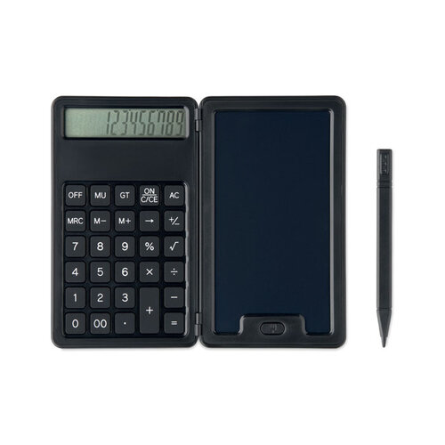 Rekenmachine met LCD-tablet MO2845 bedrukken met logo DeBle