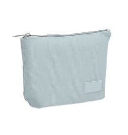 Corduroy cosmeticatasje MO2876 bedrukken met logo DeBle
