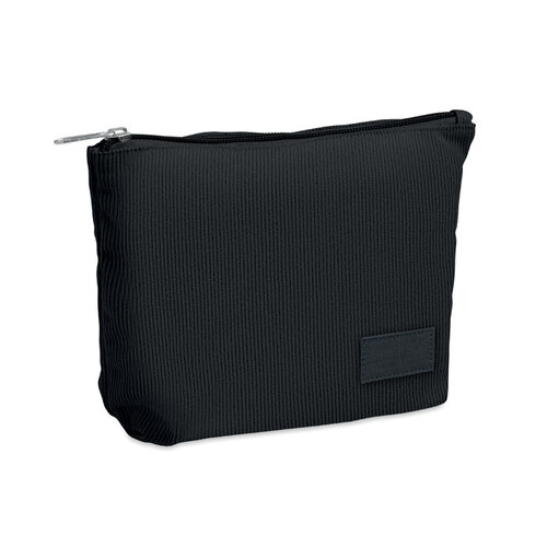 Corduroy cosmeticatasje MO2876 bedrukken met logo DeBle