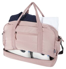 Puffer GRS gerecycleerde duffelbag 30L bedrukken met logo DeBle