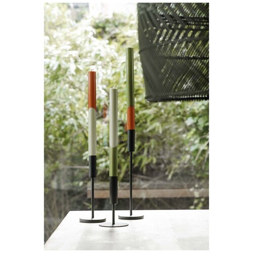 Originalhome Eden diagonale dinerkaarsen set van 3 bedrukken DeBle