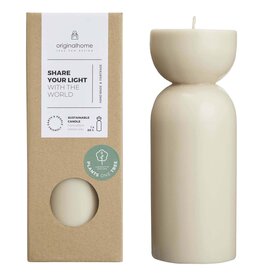 Originalhome biologische kaars medium van plantaardige was bedrukken DeBle