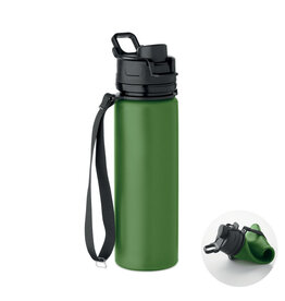 Opvouwbare siliconen sportfles Lett MO2944 bedrukken met logo DeBle