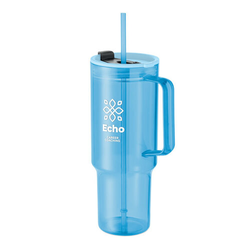 RPET beker Mugora MO2964 van 1200 ml bedrukken met logo DeBle