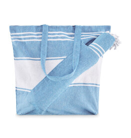 Strandtas met hamamdoek Hummum MO2954 bedrukken met logo DeBle