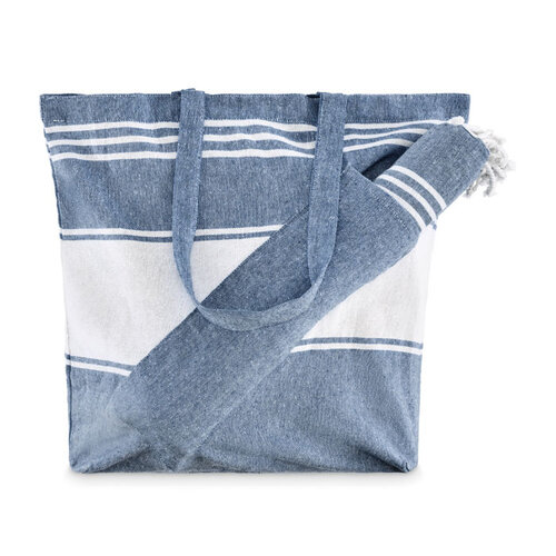 Strandtas met hamamdoek Hummum MO2954 bedrukken met logo DeBle