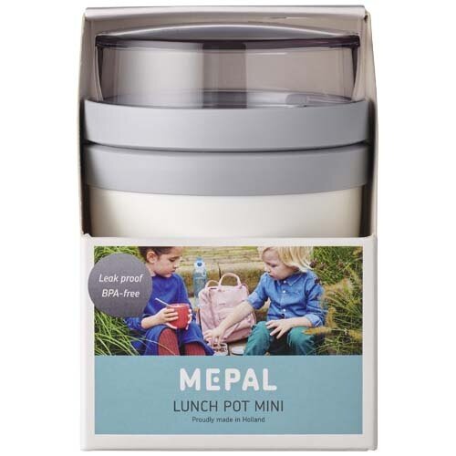 Mepal Ellipse Mini lunchpot met twee compartimenten bedrukken DeBle
