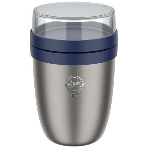 Mepal Ellipse geïsoleerde lunchpot 2.0 met twee vakken bedrukken DeBle