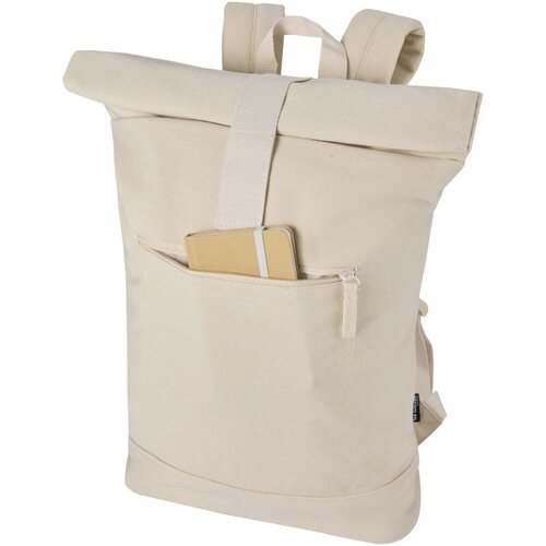 Recanvas 14 inch GRS gerecycleerde rolltop rugzak 16 liter bedrukken DeBle