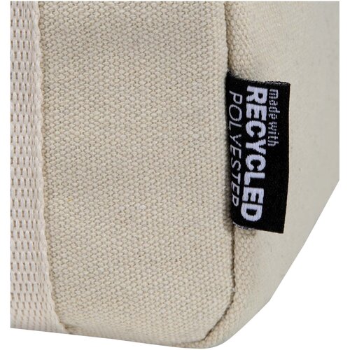 Recanvas GRS lunchkoeltas 5L 130126 van gerecycled canvas met aluminiumfolie-voering, waterafstotend materiaal en webbing draagriemen bedrukken met logo