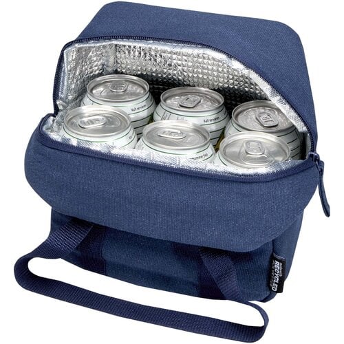 Recanvas GRS lunchkoeltas 5L 130126 van gerecycled canvas met aluminiumfolie-voering, waterafstotend materiaal en webbing draagriemen bedrukken met logo