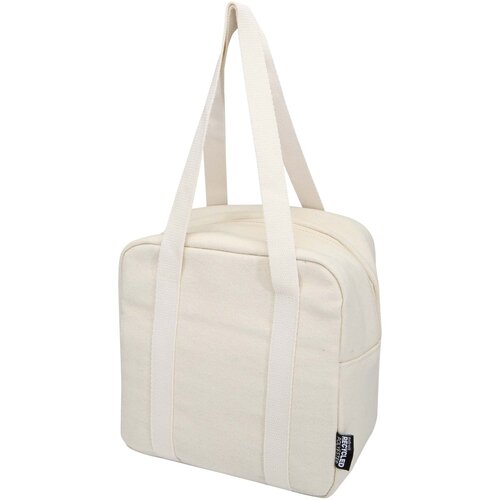 Recanvas GRS lunchkoeltas 5L 130126 van gerecycled canvas met aluminiumfolie-voering, waterafstotend materiaal en webbing draagriemen bedrukken met logo