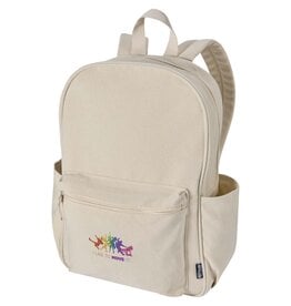 Recanvas 15,6 inch GRS gerecycleerde stadsrugzak 16 liter bedrukken DeBle