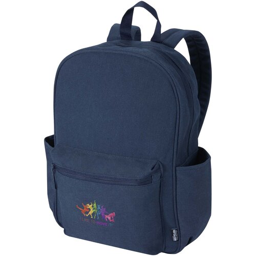 Recanvas 15,6 inch GRS gerecycleerde stadsrugzak 16 liter bedrukken DeBle