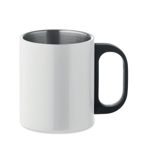RVS mok 300 ml dubbelwandig Taniss met logo bedrukken DeBle