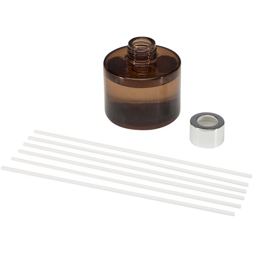 Elowen geurstokje diffuser van glas en hout personaliseren met logo DéBlé