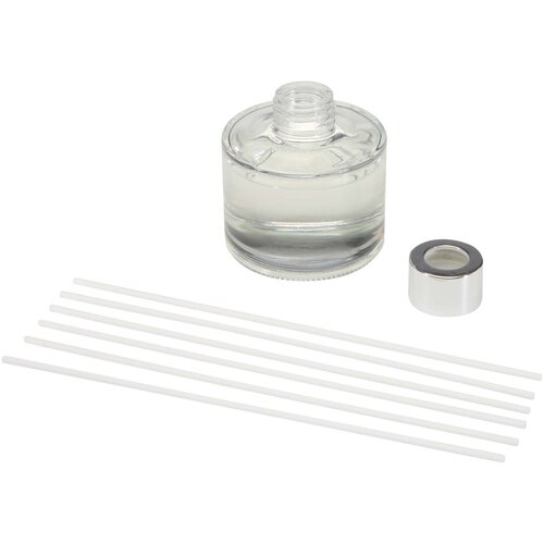 Elowen geurstokje diffuser van glas en hout personaliseren met logo DéBlé