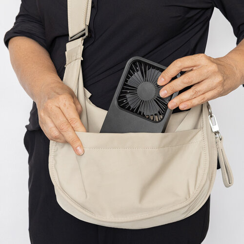 DeBle Aervina RCS herlaadbare bureauventilator met logo P457.08