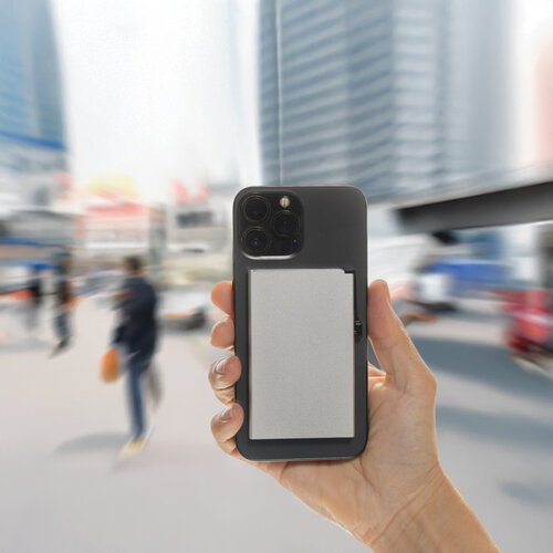 DeBle aluminium RFID magnetic telefoon kaarthouder P820.95