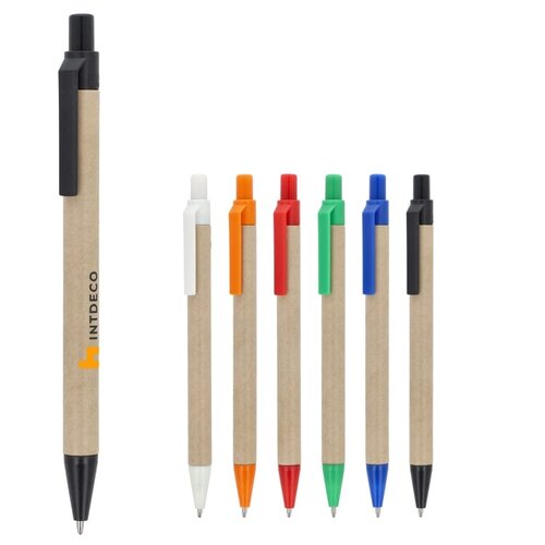 DeBle papieren balpen bedrukken eco gerecycled met logo LT87898