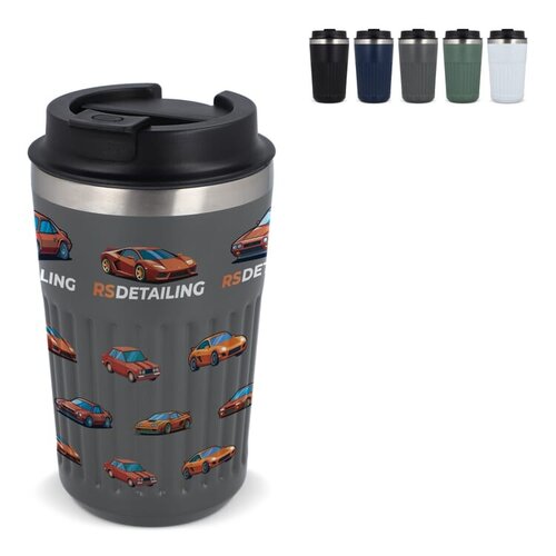 DeBle koffiebeker RVS 400 ml bedrukken met logo gerecycled LT98698