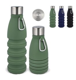 DeBle opvouwbare waterfles siliconen 550 ml bedrukken met logo LT98720
