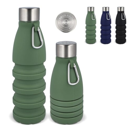 DeBle opvouwbare waterfles siliconen 550 ml bedrukken met logo LT98720