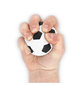 DeBle stressbal voetbal bedrukken met logo PU anti stress LT90574