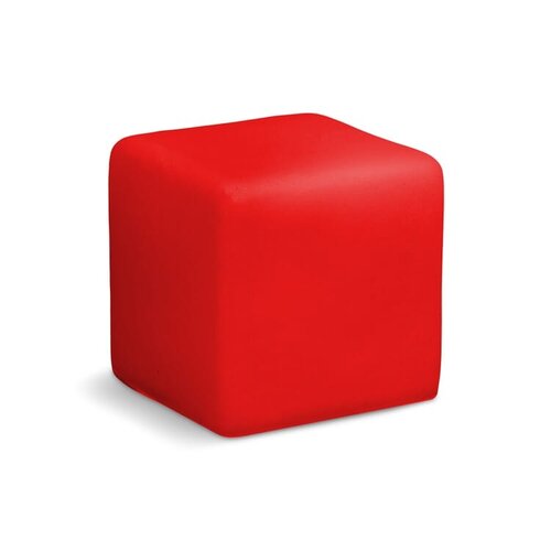 DeBle stressbal vierkant bedrukken met logo PU anti stress LT90576