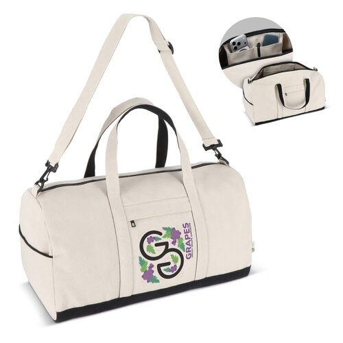 DeBle canvas sporttas bedrukken met logo InSideOut Reuuz LT57113