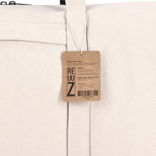 DeBle canvas sporttas bedrukken met logo InSideOut Reuuz LT57113