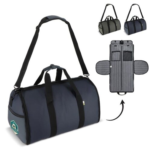 DeBle reistas met kledingvak bedrukken met logo InSideOut Carry Smart LT57110