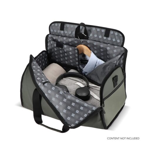 DeBle reistas met kledingvak bedrukken met logo InSideOut Carry Smart LT57110