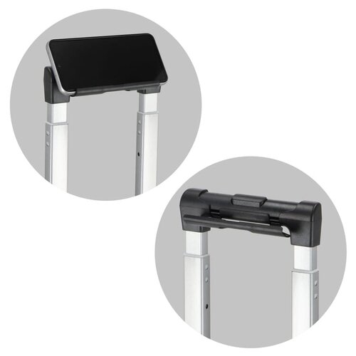 Cabin trolley 18 inch LT95399 met telefoonhouder en logo