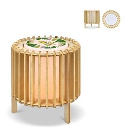 DeBle led lamp bedrukken met logo houten design Coollux Lamella Luna LT40730