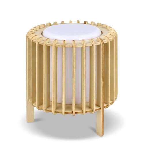 DeBle led lamp bedrukken met logo houten design Coollux Lamella Luna LT40730