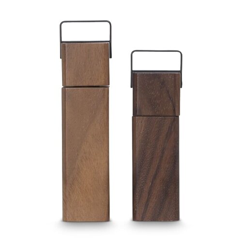 DeBle luxe zout en pepermolen bedrukken met logo Orrefors Jernverk BlackSmith LT54038