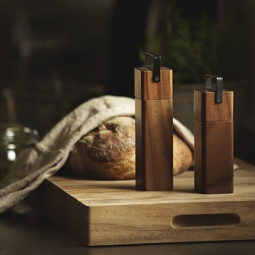 DeBle luxe zout en pepermolen bedrukken met logo Orrefors Jernverk BlackSmith LT54038