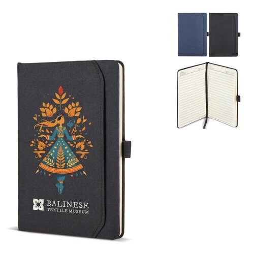 DeBle notitieboek A5 met vak bedrukken met logo Ashira LT92083