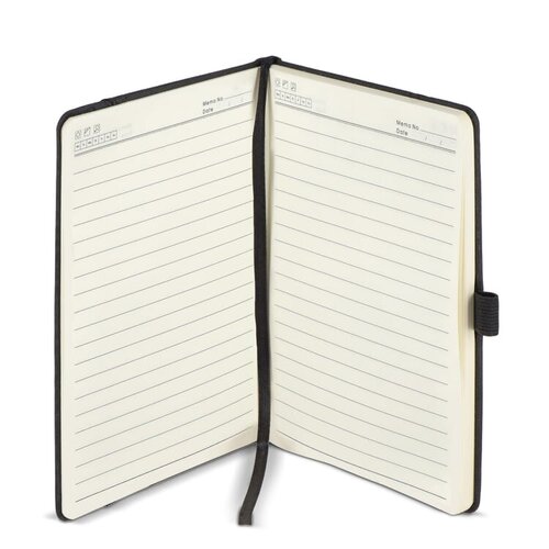 DeBle notitieboek A5 met vak bedrukken met logo Ashira LT92083