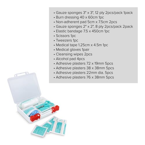 DeBle ehbo set 37 delig bedrukken met logo Sierra LT90317