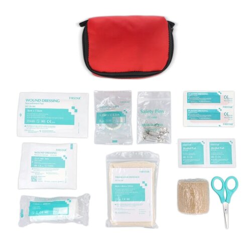 DeBle ehbo set 16 delig outdoor bedrukken met logo Fuji LT90312