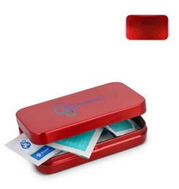 DeBle ehbo set blik 20 delig bedrukken met logo Atlas LT90314