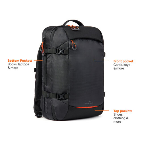 Nordic Drift RCS Traveling backpack 25L bedrukken met logo